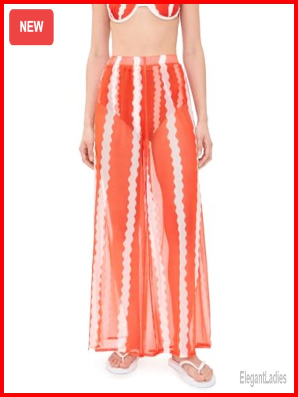 High Rise Fitted Yoga Pants Pleated Front Stretch Mesh Palazzo